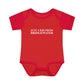 Just a kid from Colebrook Infant Baby Rib Bodysuit