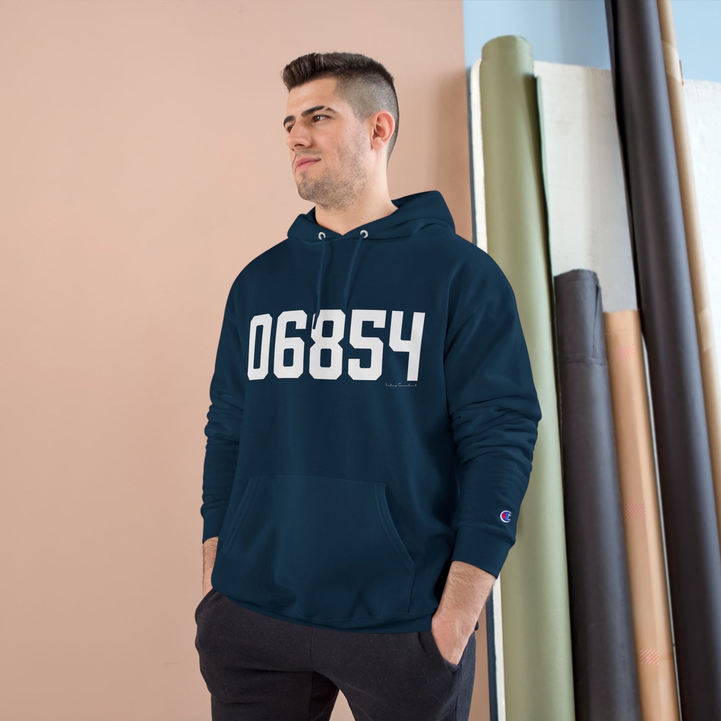 06854 Norwalk CT Zip Code Champion Hoodie Sweatshirt