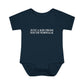 Just a kid from South Norwalk Infant Baby Rib Bodysuit