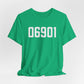 06901 Stamford Connecticut Zip Code Unisex Jersey Short Sleeve T-Shirt