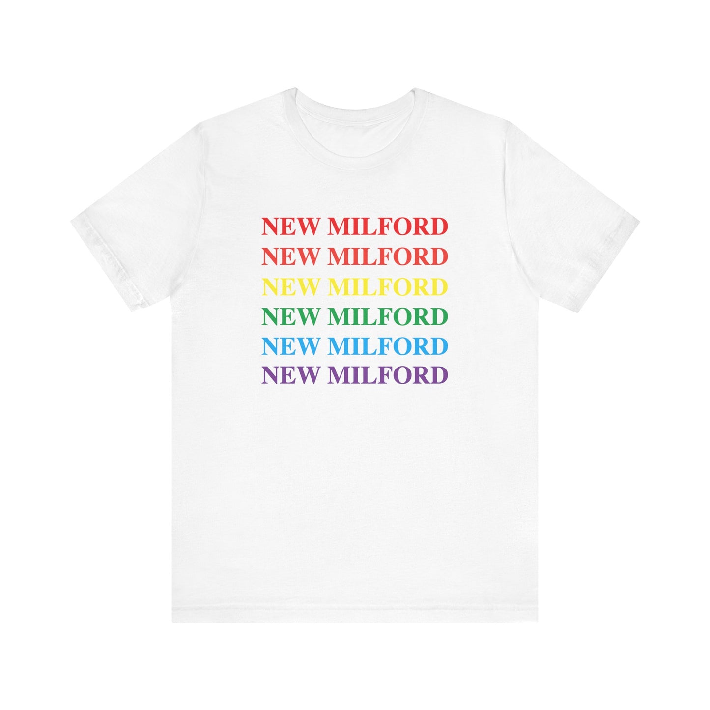 New Milford Pride Unisex Jersey Short Sleeve Tee