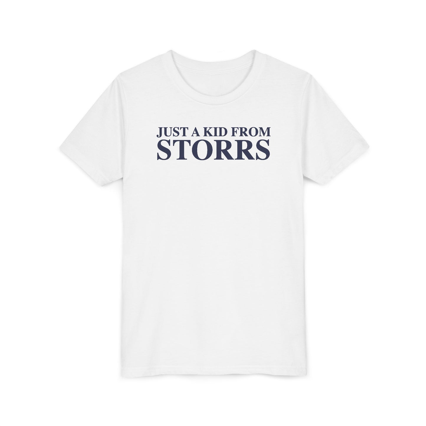 Just a kid from Storrs Youth Short Sleeve T-Shirt