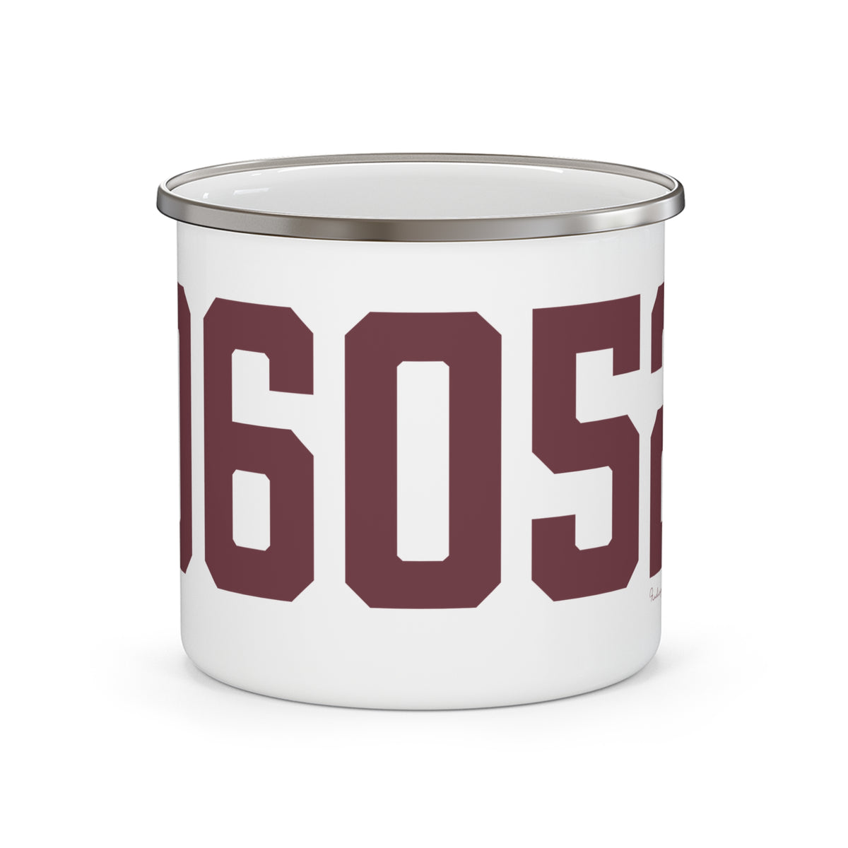 06052 New Britain Connecticut Zip Code Enamel Camping Mug