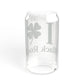 I Clover Black Rock Sipper Glass, 16oz