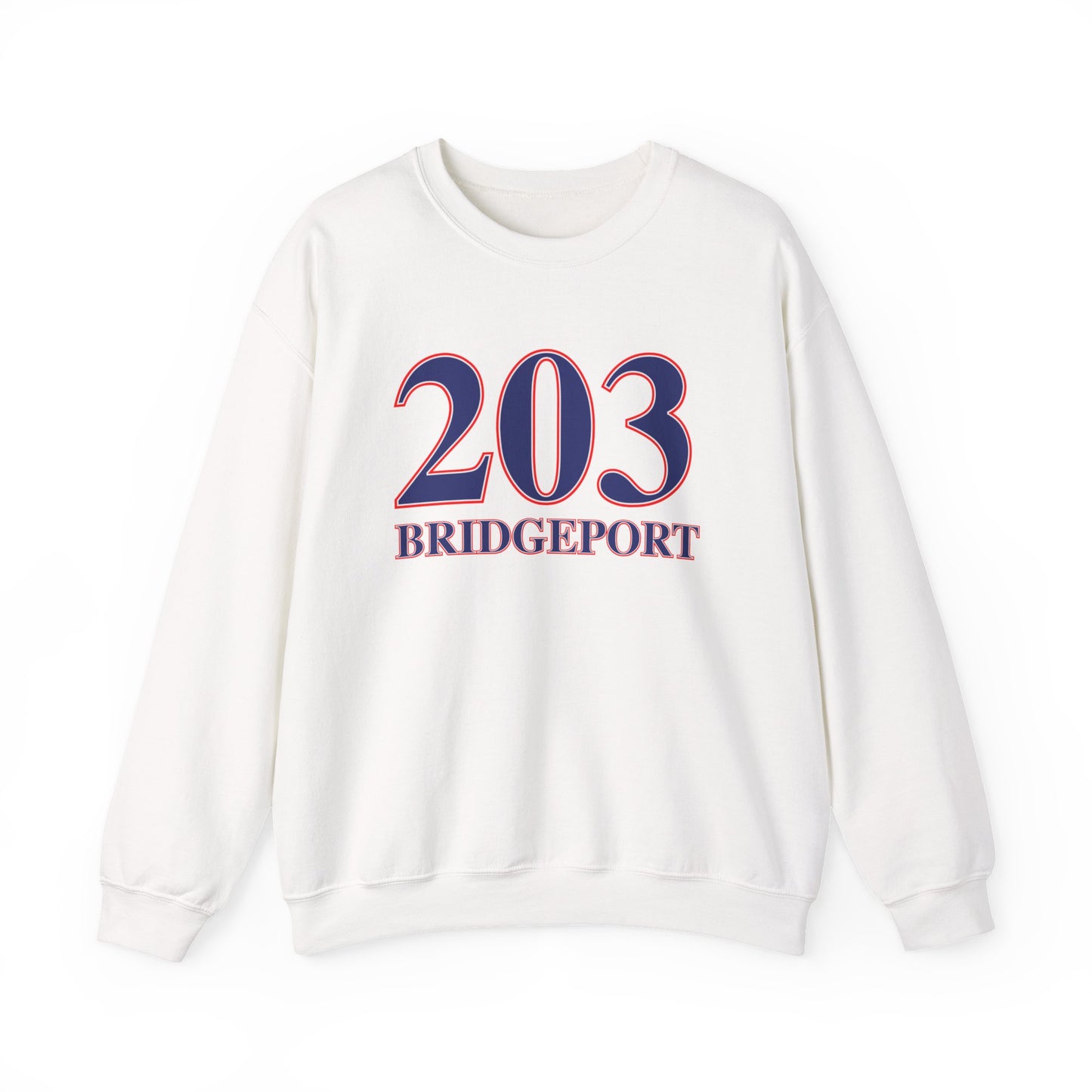 203 Bridgeport Red, White & Blue Unisex Heavy Blend™ Crewneck Sweatshirt