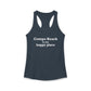 Compo Beach Is My Happy Place Women's Ideal Racerback Tank Top