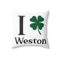 I Clover Weston Spun Polyester Square Pillow