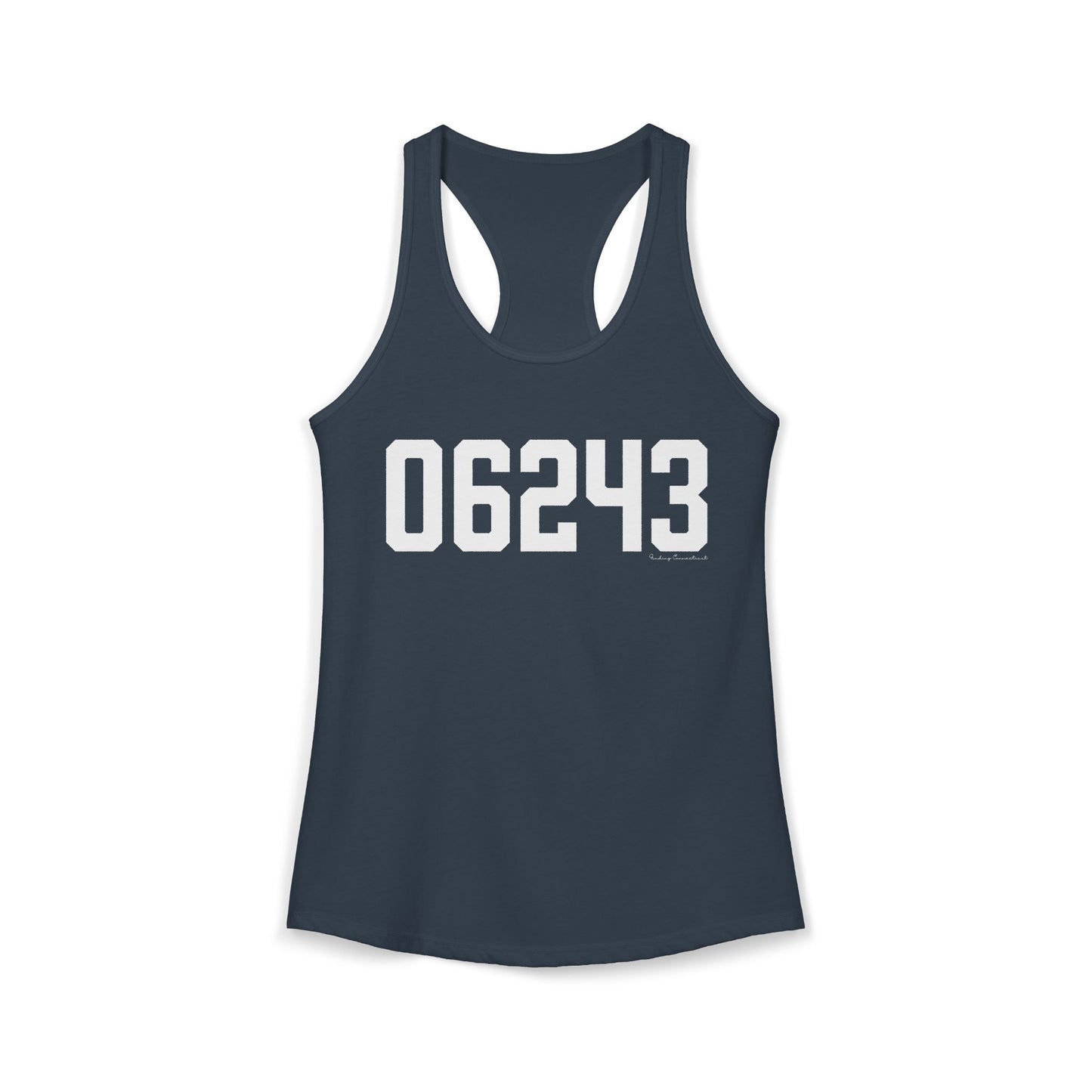 06243 Killingly  CT Zip Code Women's Ideal Racerback Tank Top