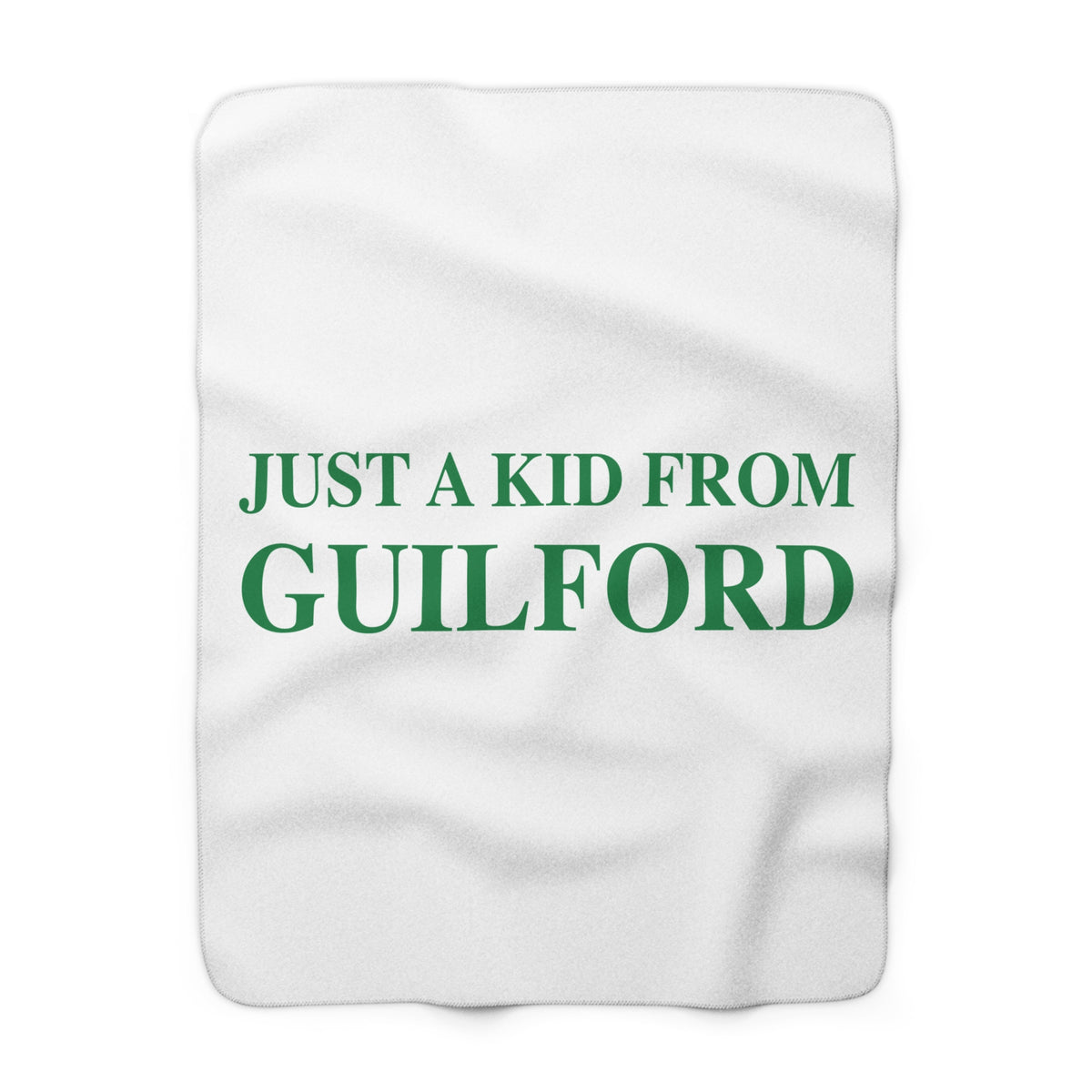 Just a kid from Guilford  Sherpa Fleece Blanket