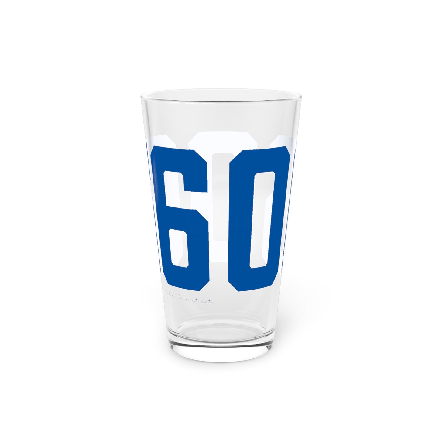 06066 Vernon Connecticut Zip Code Pint Glass, 16oz