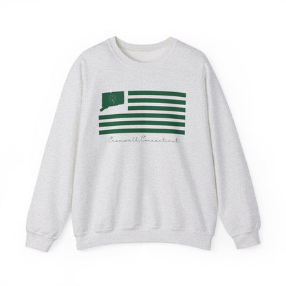 Cromwell Connecticut St. Patrick’s Day Flag Unisex Heavy Blend™ Crewneck Sweatshirt