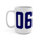 06226 Willimantic Connecticut Zip Code Mug 15oz