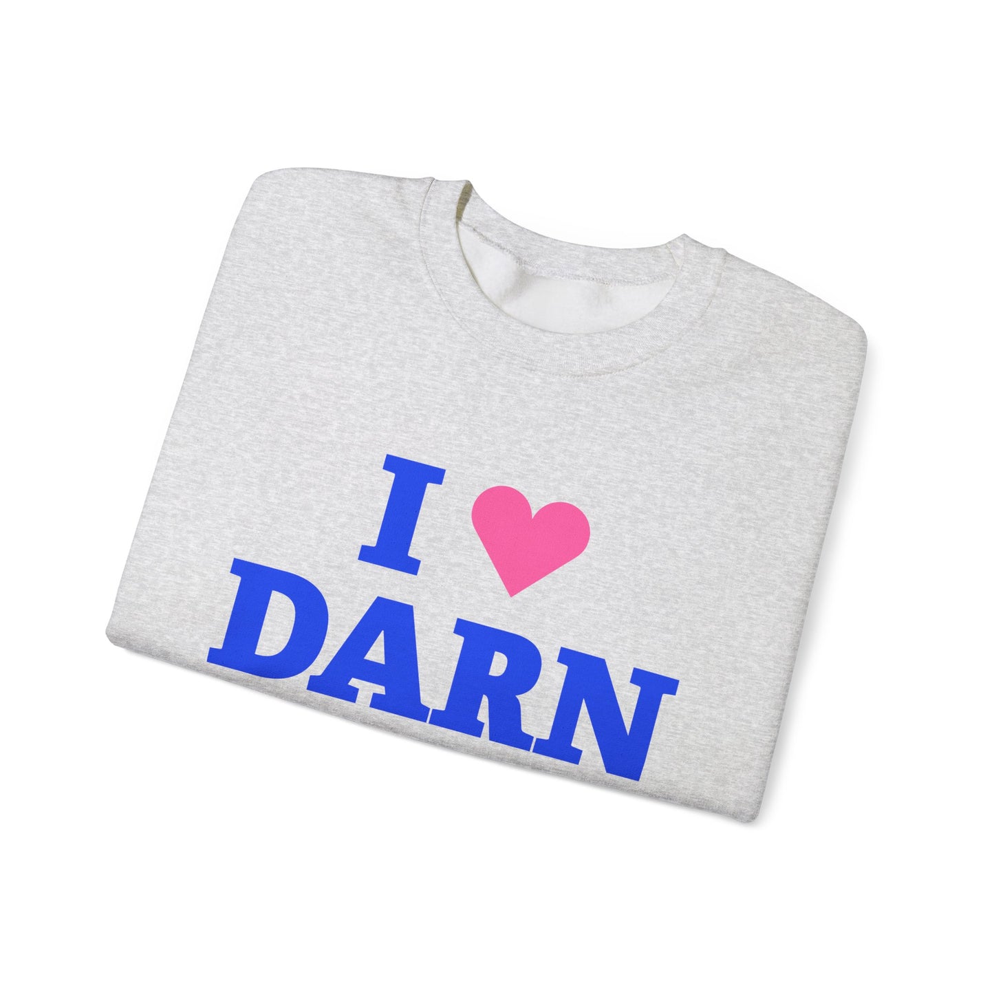 I Heart DARN Unisex Heavy Blend™ Crewneck Sweatshirt