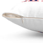 860 Stafford Red, White & Blue Spun Polyester Square Pillow