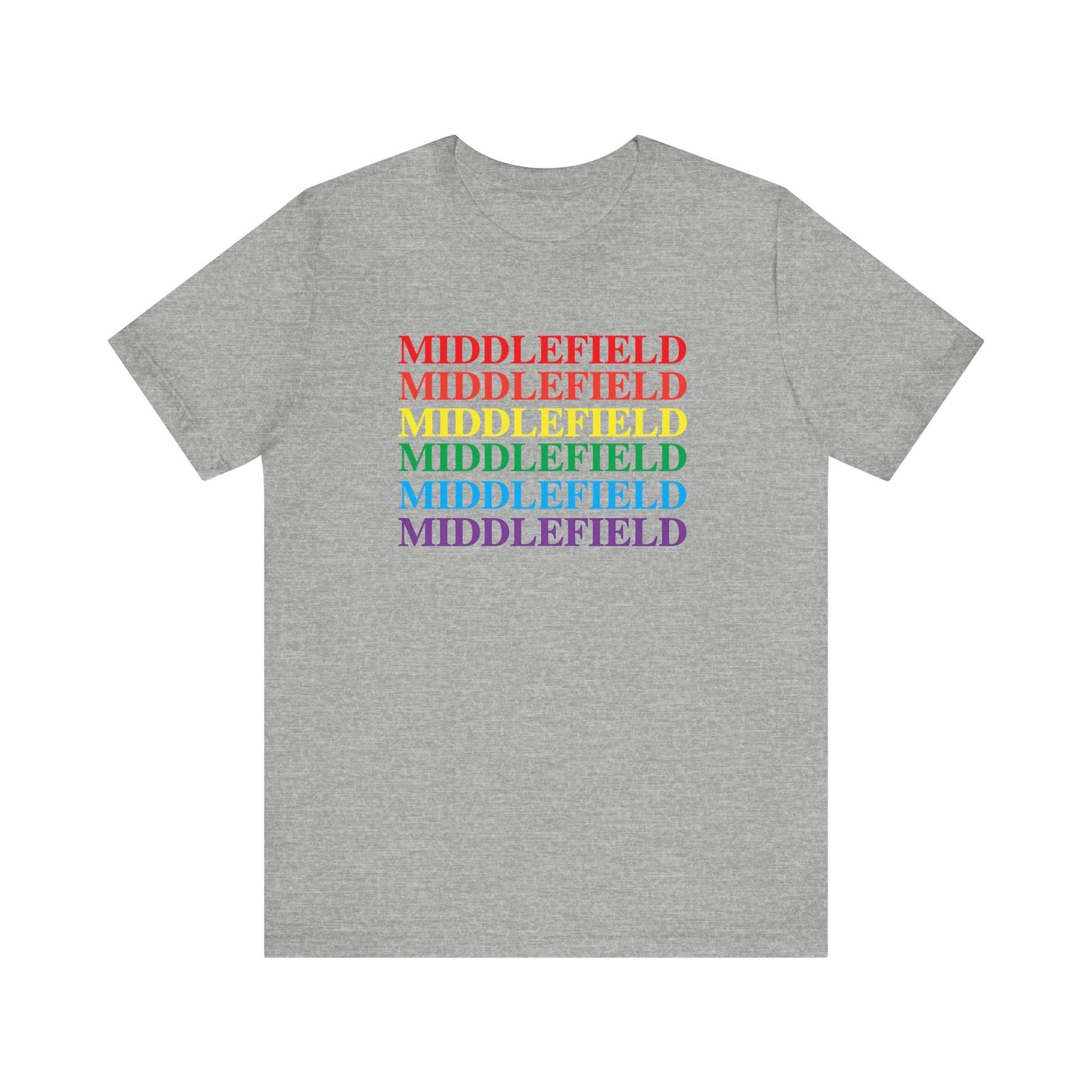 Middlefield Pride Unisex Jersey Short Sleeve Tee