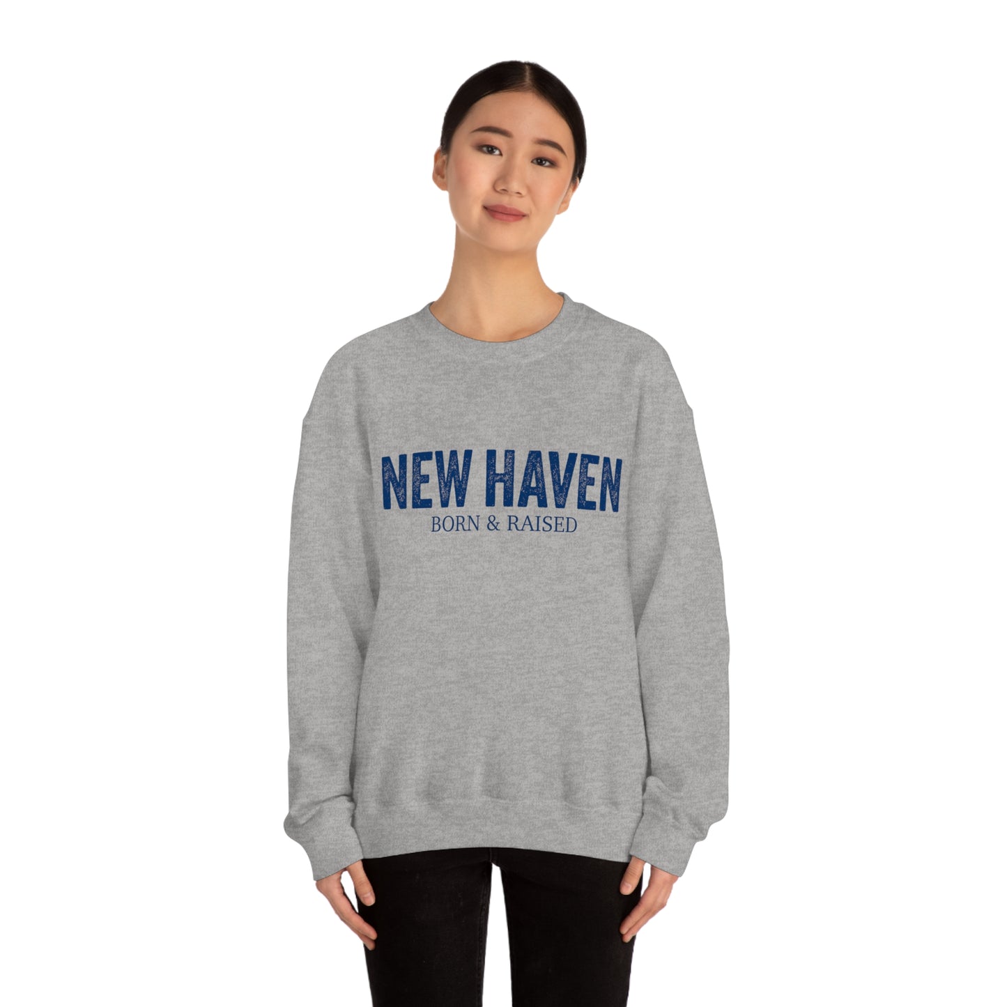 New Haven Born & Raised Unisex Heavy Blend™ Crewneck Sweatshirt