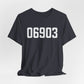 06903 Stamford CT Zip Code Unisex Jersey Short Sleeve T-Shirt