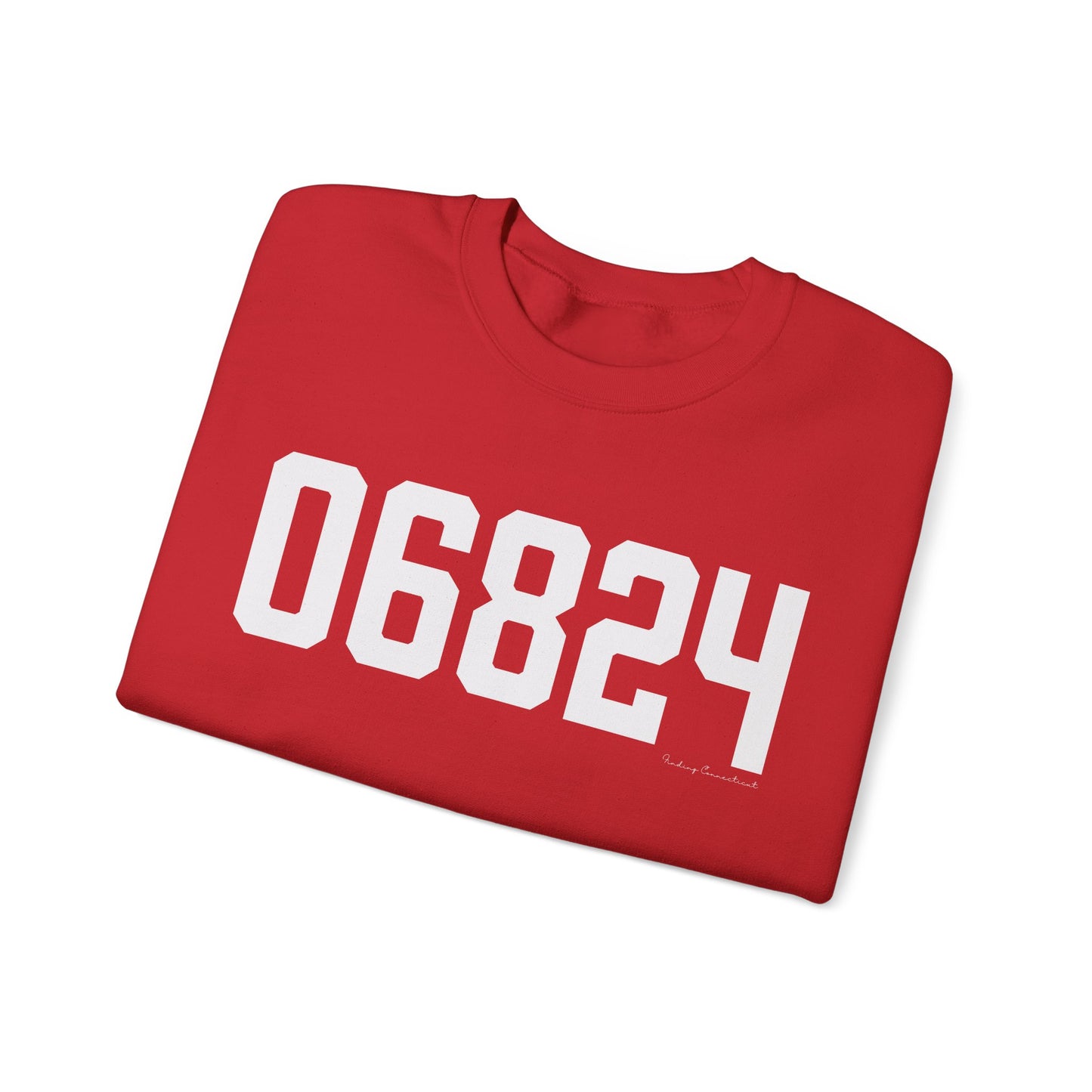 06824 Fairfield CT Zip Code Unisex Heavy Blend™ Crewneck Sweatshirt