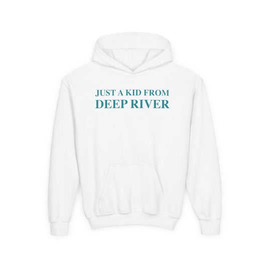 Just a kid from Deep River Youth Heavy Blend Hooded Sweatshirt