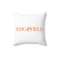 41 Tilt Ridgefield Spun Polyester Square Pillow