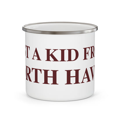 Just a kid from North Haven Enamel Camping Mug