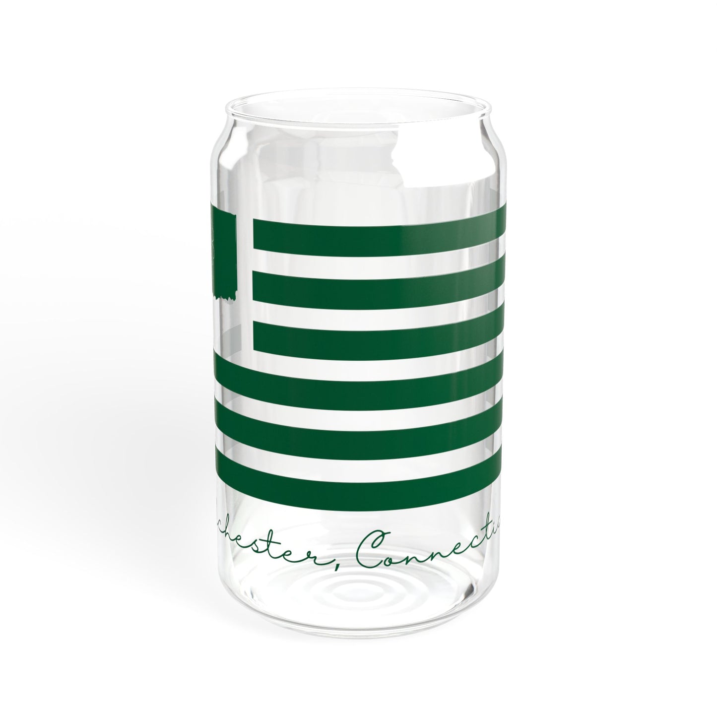 Colchester Connecticut St. Patrick’s Day Flag Sipper Glass, 16oz