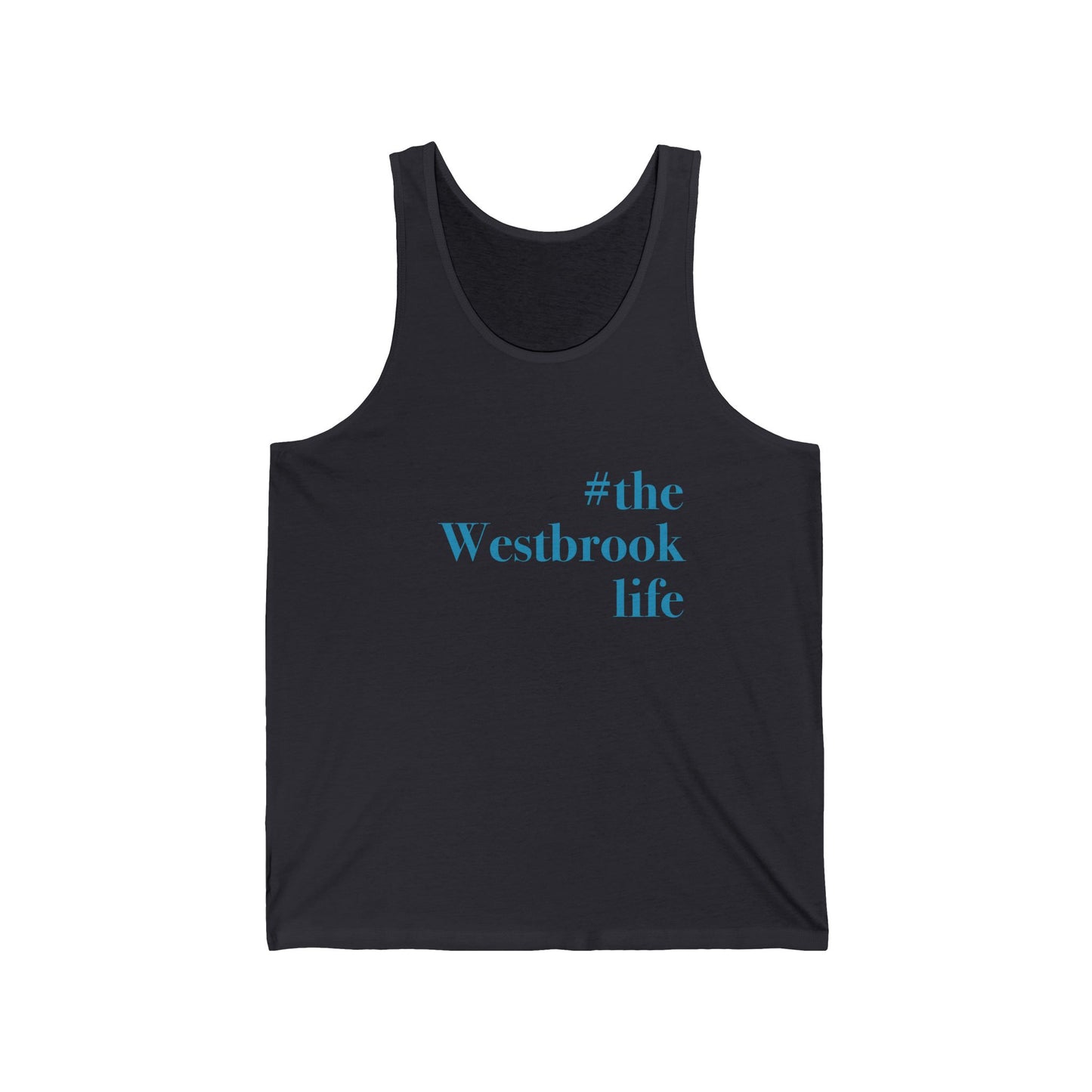 #thewestbrooklife Unisex Jersey Tank