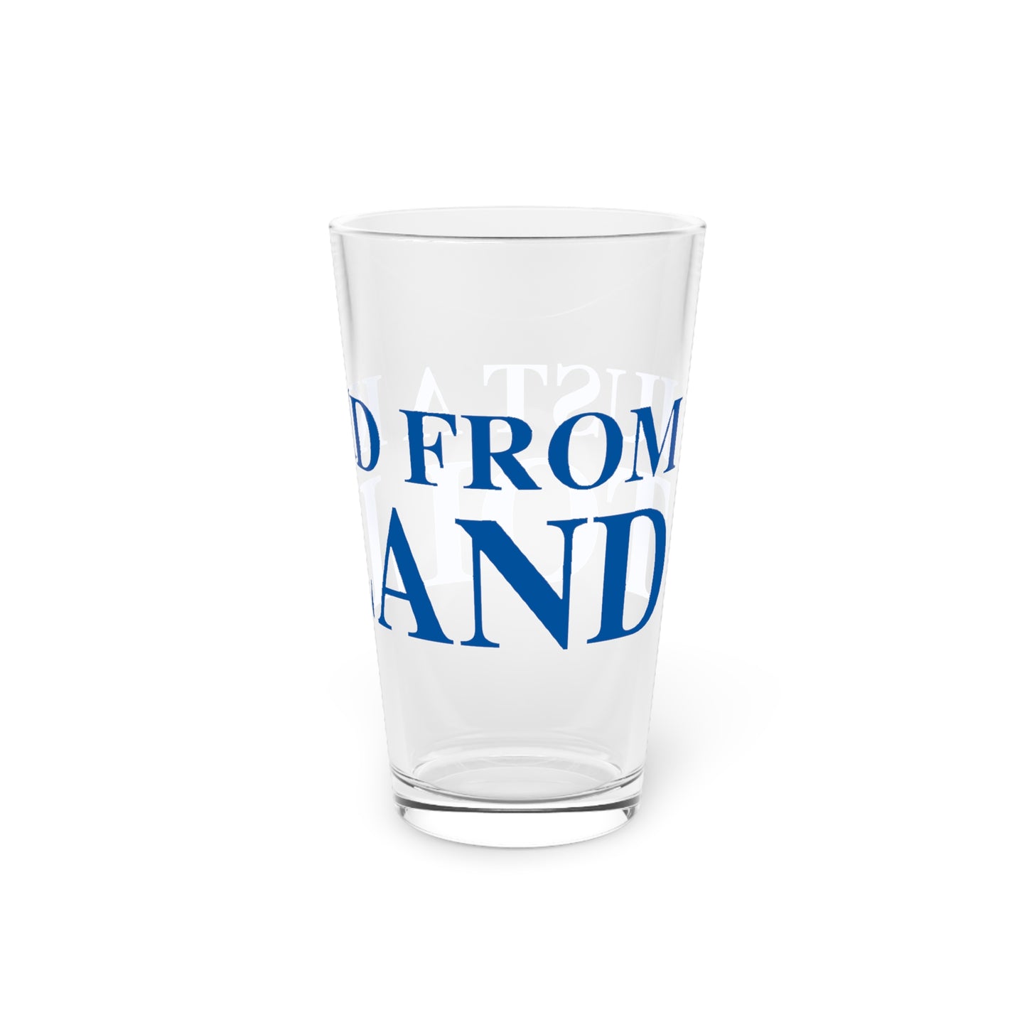 Just a kid from Tolland Pint Glass, 16oz