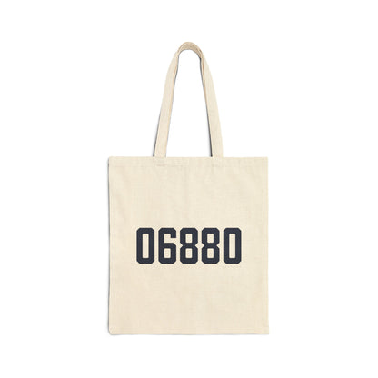 06880 Westport Connecticut Zip Code Cotton Canvas Tote Bag