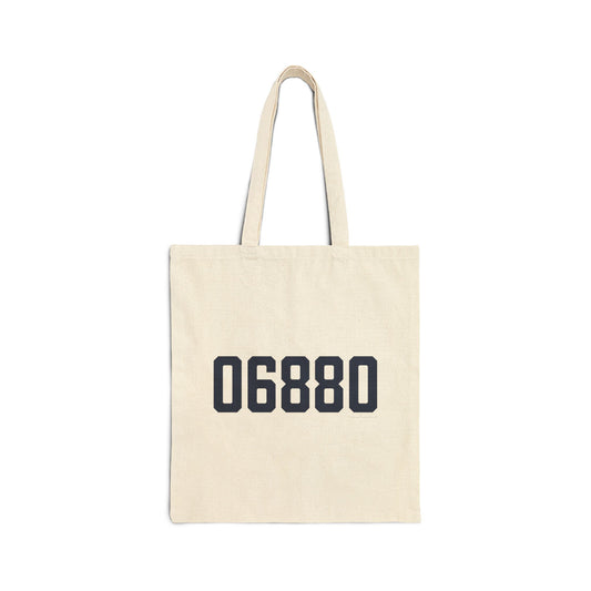 06880 Westport Connecticut Zip Code Cotton Canvas Tote Bag