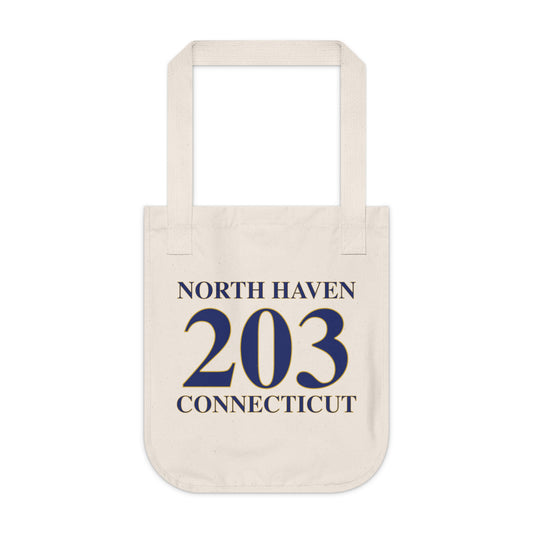 North Haven 203 Connecticut Organic Canvas Tote Bag