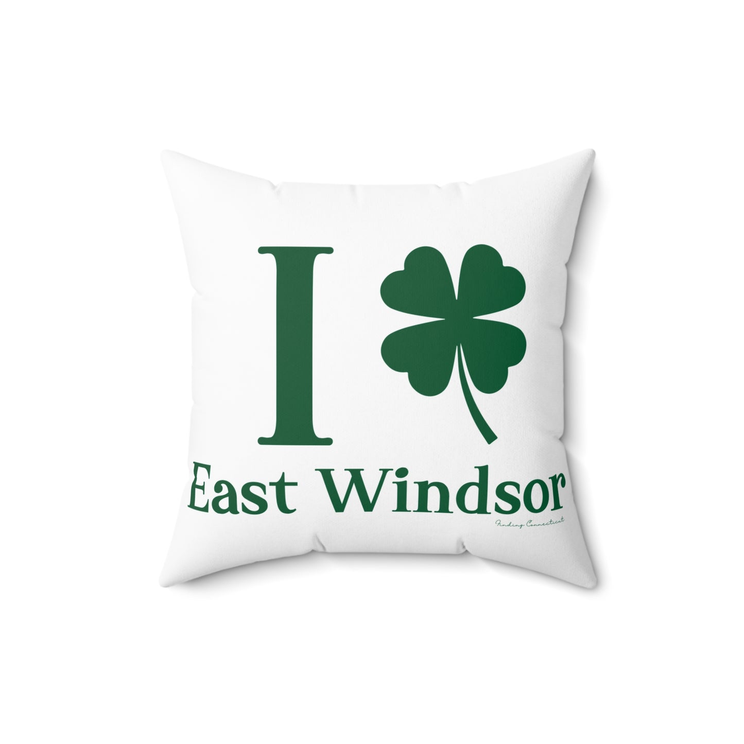 I Clover East Windsor Spun Polyester Square Pillow