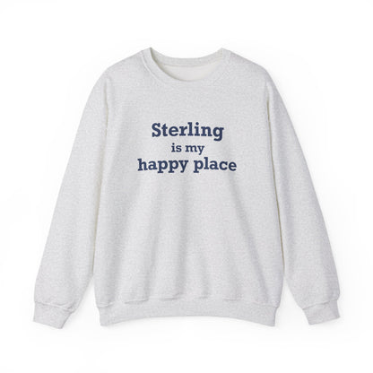 Sterling is My Happy Place Unisex Heavy Blend™ Crewneck Sweatshirt