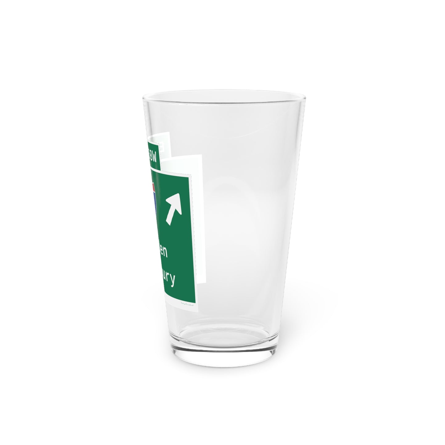 Vintage WCP Exit 68W Pint Glass, 16oz