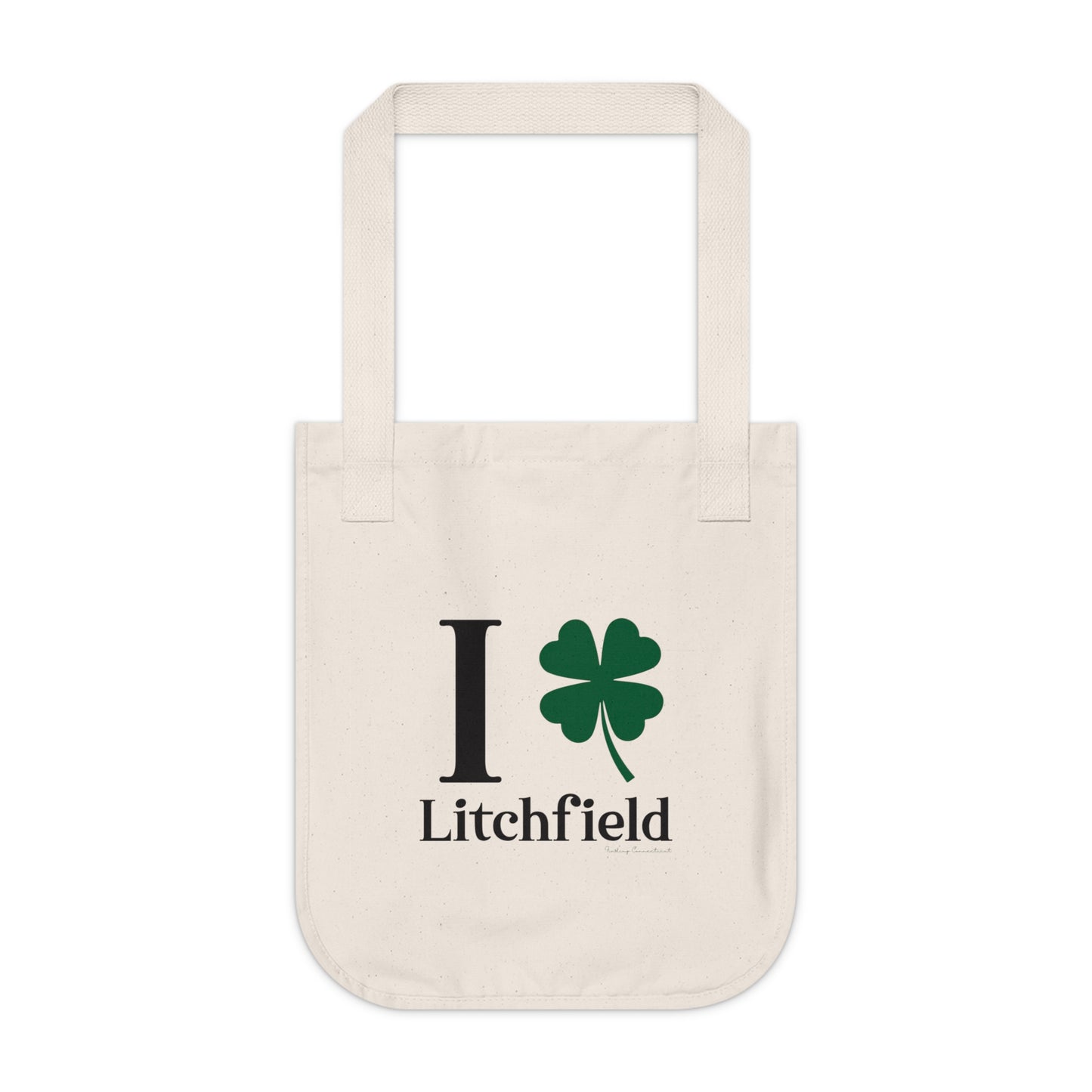 I Clover Litchfield Organic Canvas Tote Bag