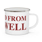 Just a kid from Cromwell Enamel Camping Mug