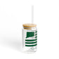 Milford Connecticut St. Patrick’s Day Flag Sipper Glass, 16oz