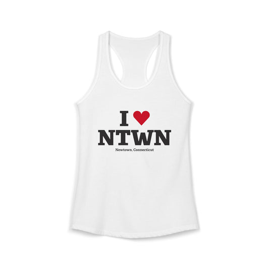 I Heart NTWN Women's Ideal Racerback Tank Top