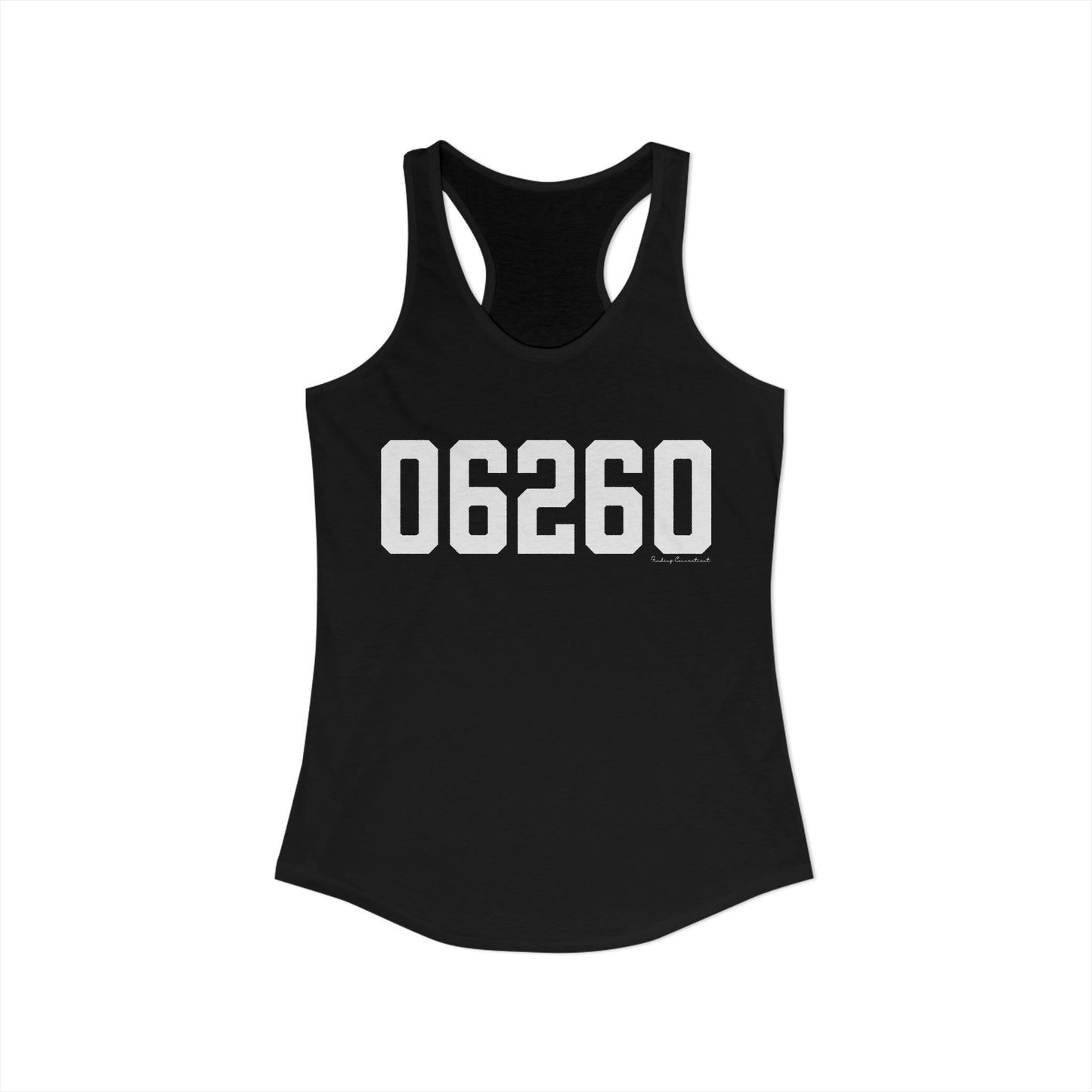 06260 Putnam CT Zip Code Women's Ideal Racerback Tank Top