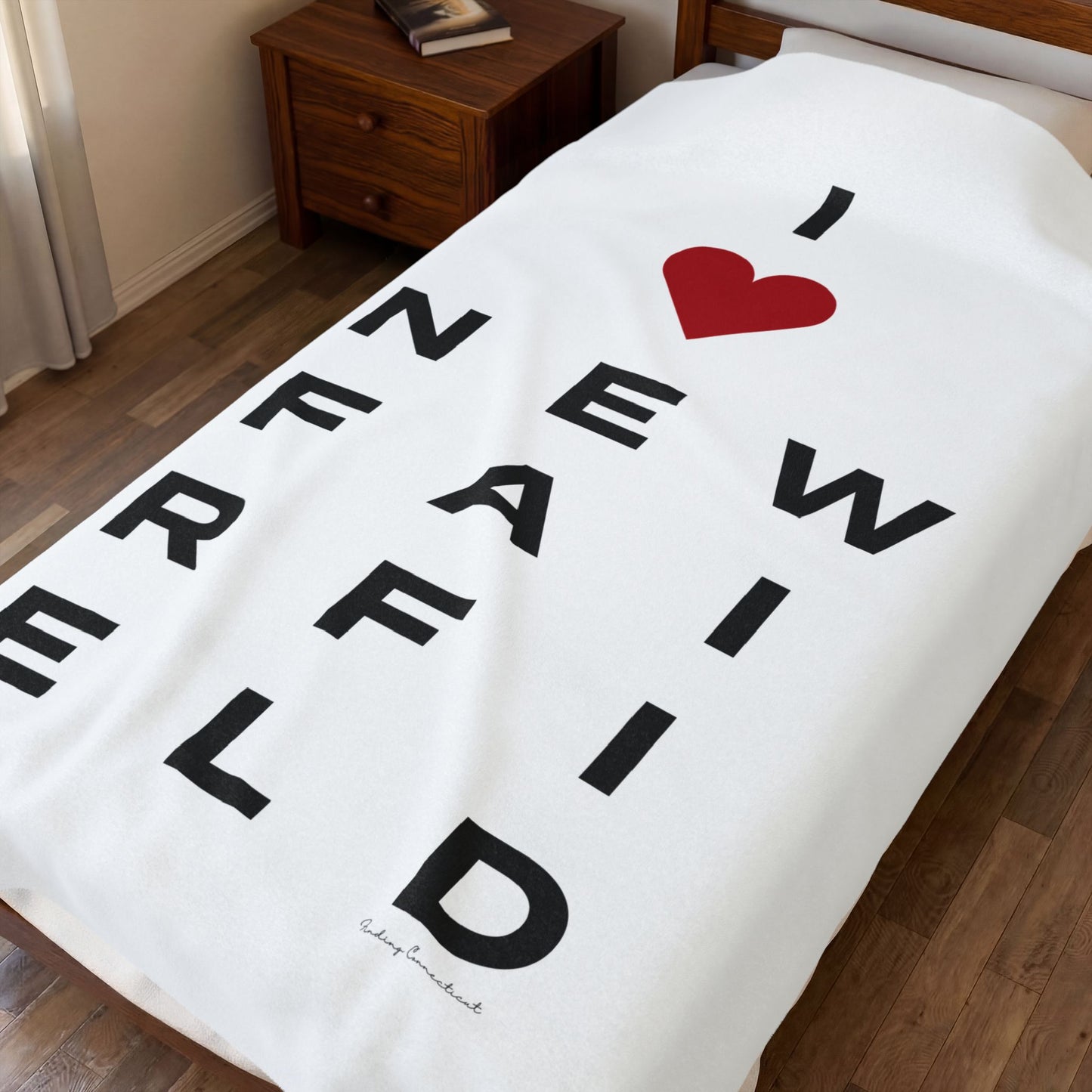 New Fairfield Vision Velveteen Plush Blanket