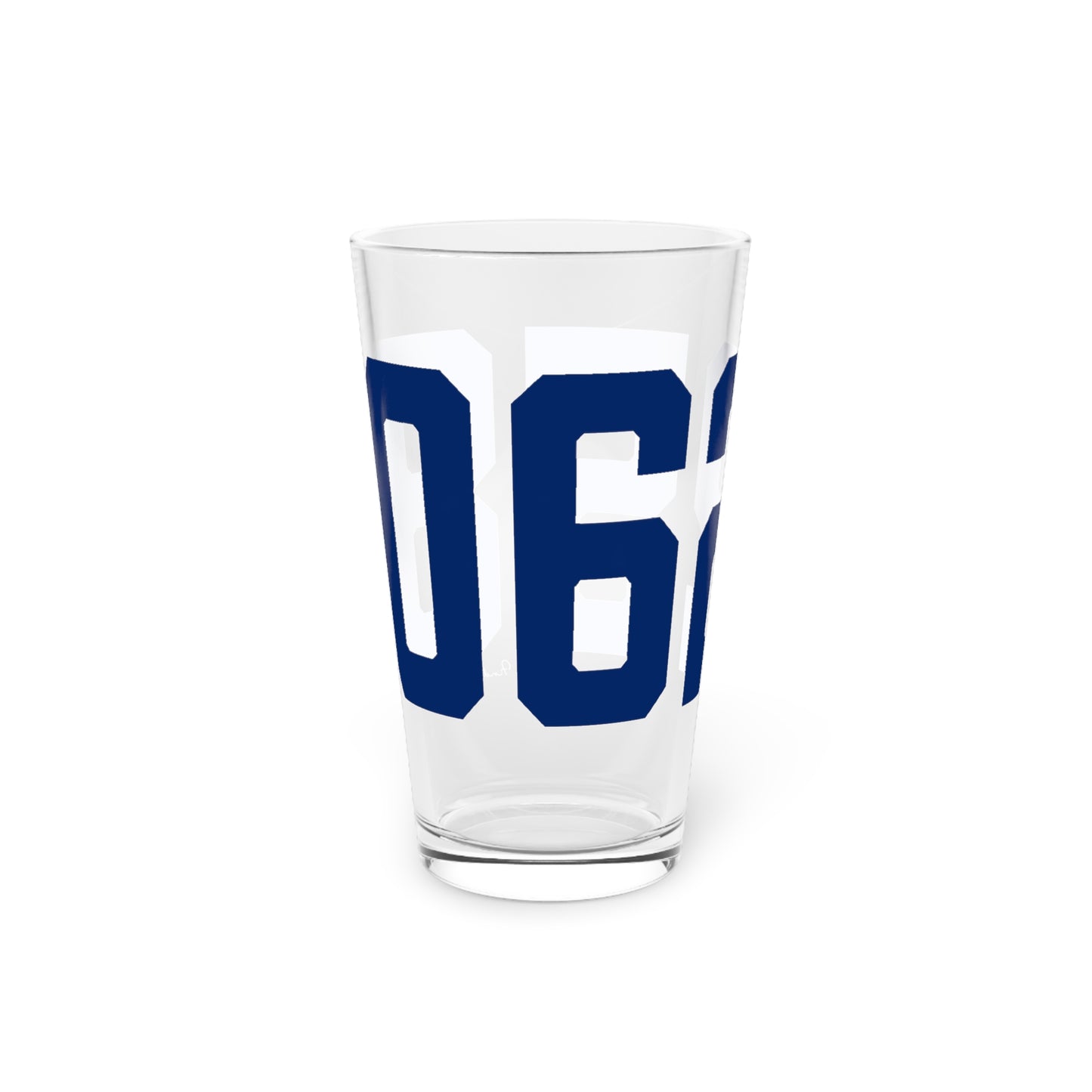06258 Pomfret Connecticut Zip Code Pint Glass, 16oz