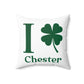 I Clover Chester Spun Polyester Square Pillow