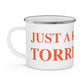 Just a kid from Torrington Enamel Camping Mug