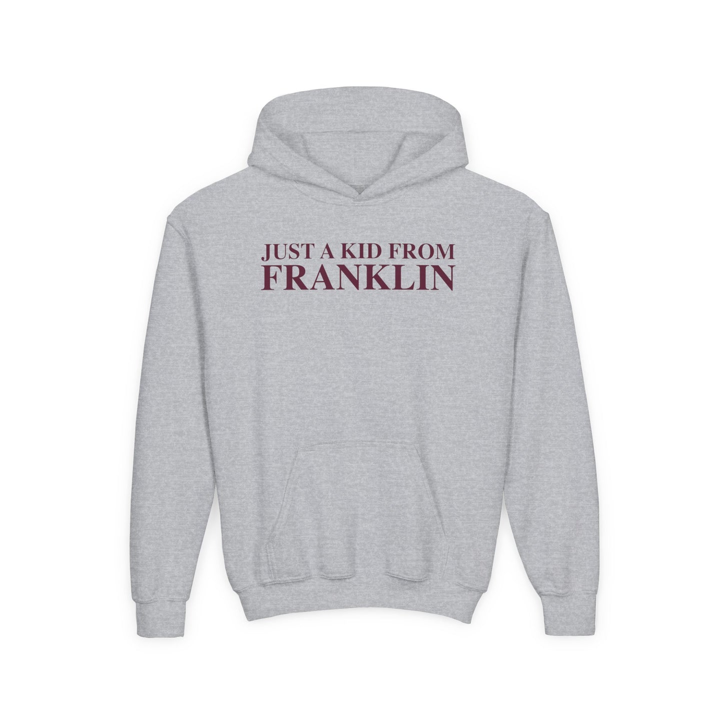 Just a kid from Franklin Youth Heavy Blend Hooded Sweatshirt