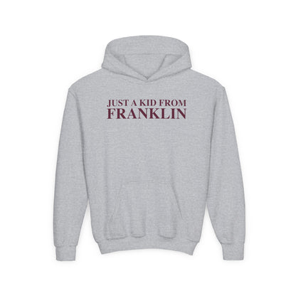 Just a kid from Franklin Youth Heavy Blend Hooded Sweatshirt