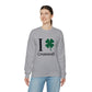 I Clover Cromwell  Unisex Heavy Blend™ Crewneck Sweatshirt (black)