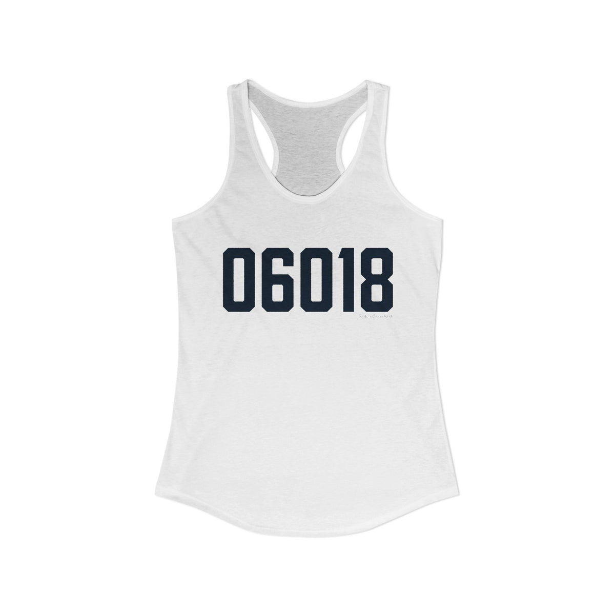 06018 Canaan Connecticut Zip Code Women's Ideal Racerback Tank Top