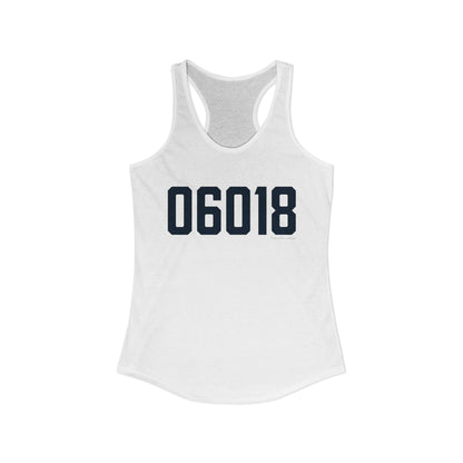 06018 Canaan Connecticut Zip Code Women's Ideal Racerback Tank Top