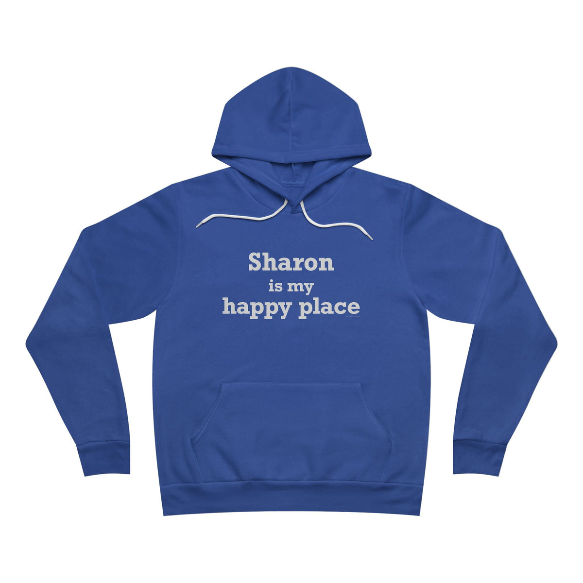 Sharon is My Happy Place Unisex Sponge Fleece Pullover Hoodie