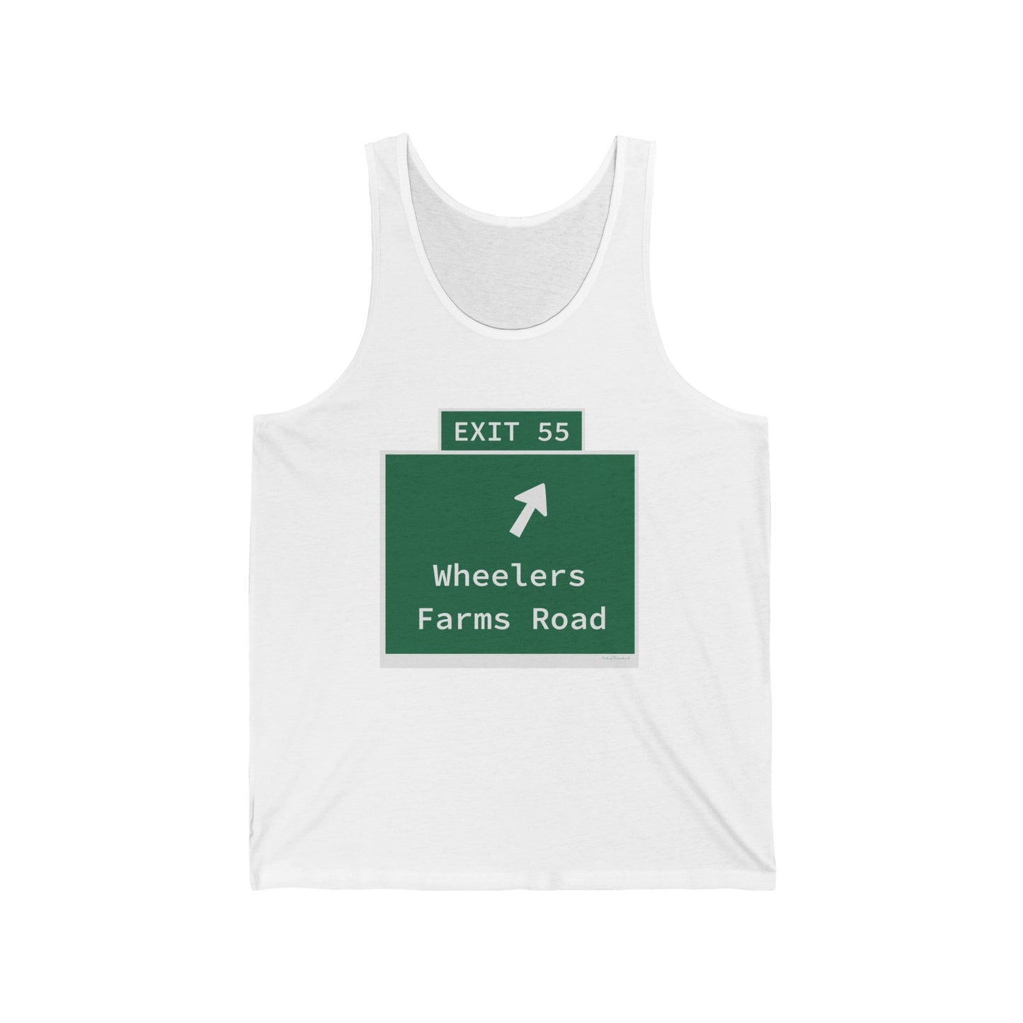 Vintage WCP Exit 55 Sign Unisex Jersey Tank Top